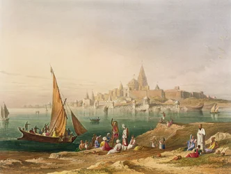 La ville sacrée et les temples de Dwarka, du Volume II de 